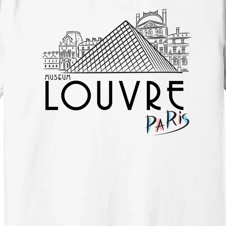 Louvre Museum In Paris Premium T-Shirt