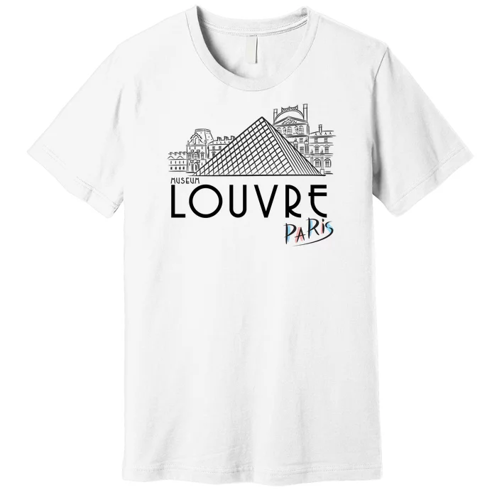 Louvre Museum In Paris Premium T-Shirt