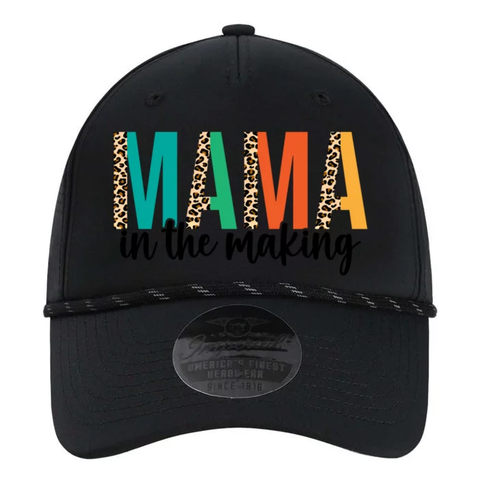 Leopard Mama In The Making Pregnancy Announcet Mommy Mom Funny Gift Performance The Dyno Cap