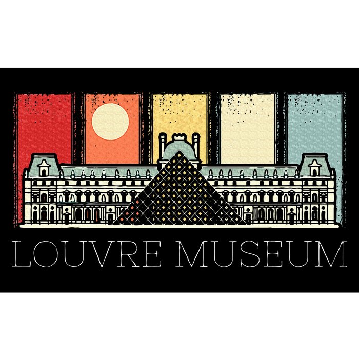 Louvre Museum In Paris France Tourist Bumper Sticker