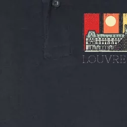 Louvre Museum In Paris France Tourist Softstyle Adult Sport Polo