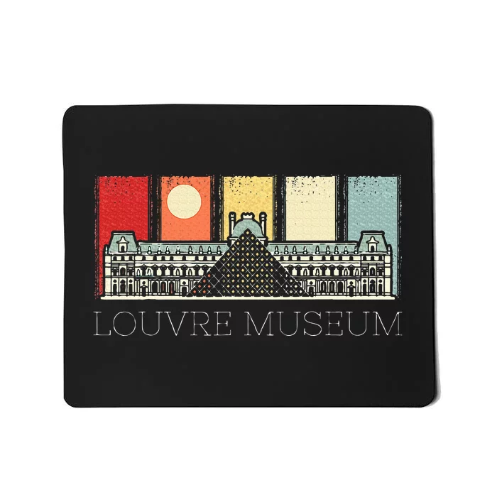 Louvre Museum In Paris France Tourist Mousepad