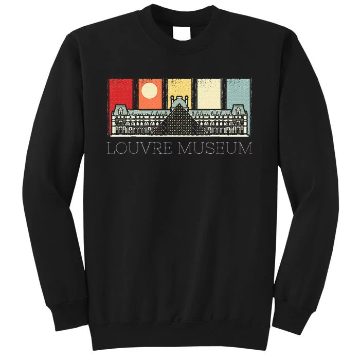 Louvre Museum In Paris France Tourist Tall Sweatshirt