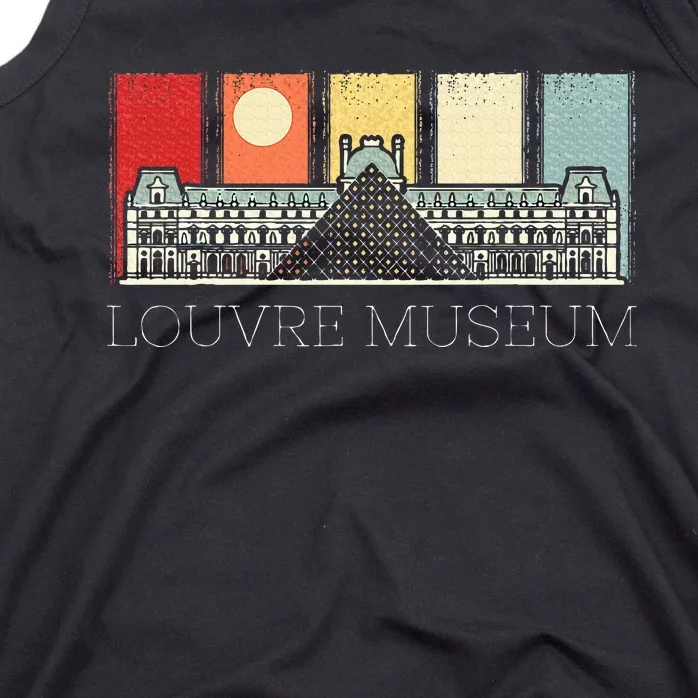 Louvre Museum In Paris France Tourist Tank Top