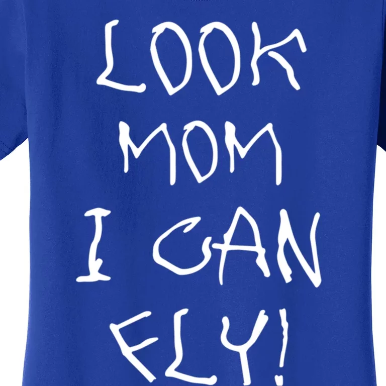 Look Mom I Can Fly! Letters By With Cerebral Palsy Gift Women's T-Shirt