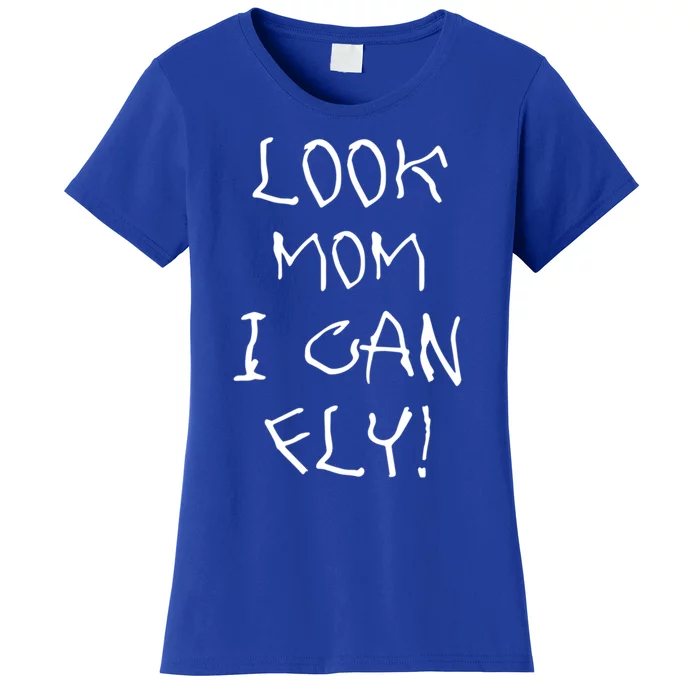 Look Mom I Can Fly! Letters By With Cerebral Palsy Gift Women's T-Shirt