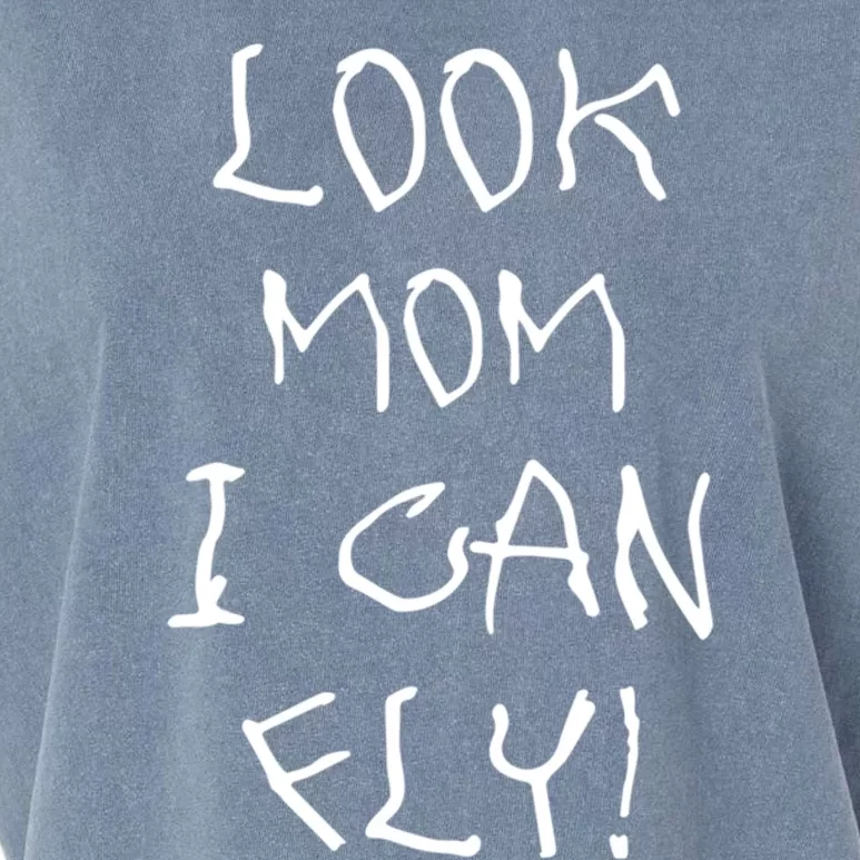 Look Mom I Can Fly! Letters By With Cerebral Palsy Gift Garment-Dyed Women's Muscle Tee