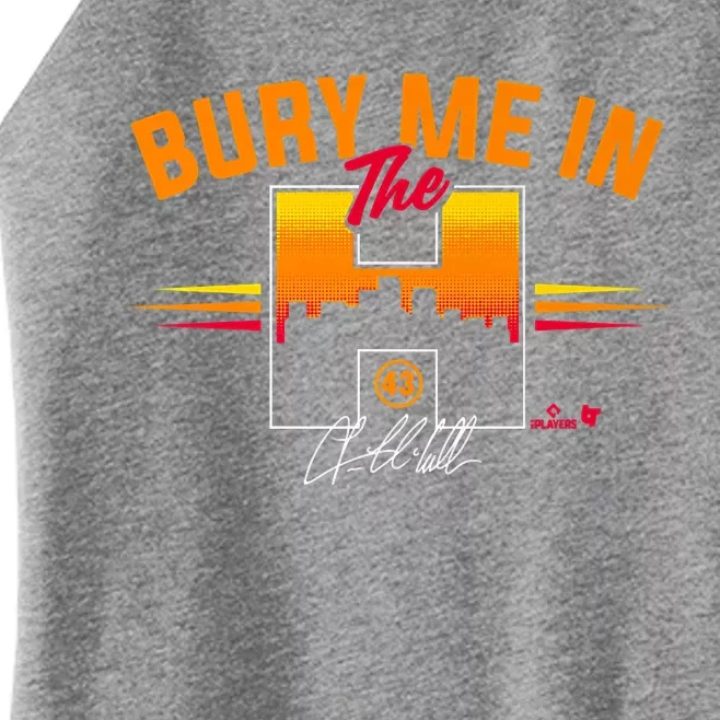 Lance McCullers Jr. Bury Me In The H Houston Baseball Women’s Perfect Tri Rocker Tank