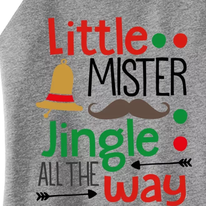 Little Mister Jingle All The Way Gift Women’s Perfect Tri Rocker Tank