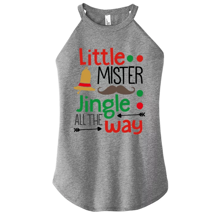 Little Mister Jingle All The Way Gift Women’s Perfect Tri Rocker Tank