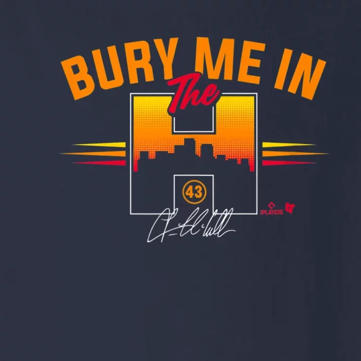 Lance McCullers Jr Bury Me In The Houston Baseball Toddler Long Sleeve Shirt