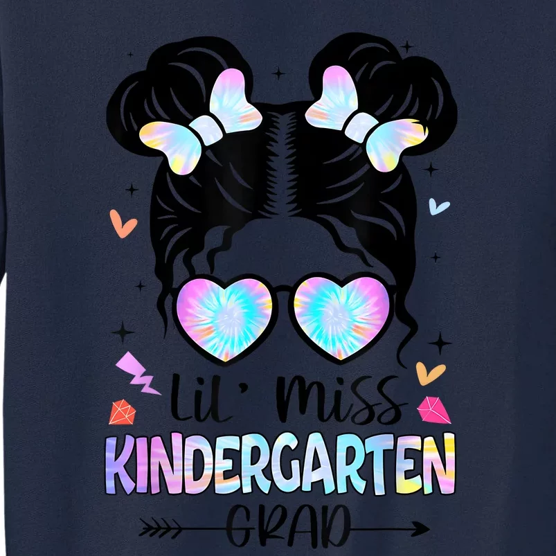 Little Miss Kindergarten Grad Graduation Graduated Girl Tall Sweatshirt