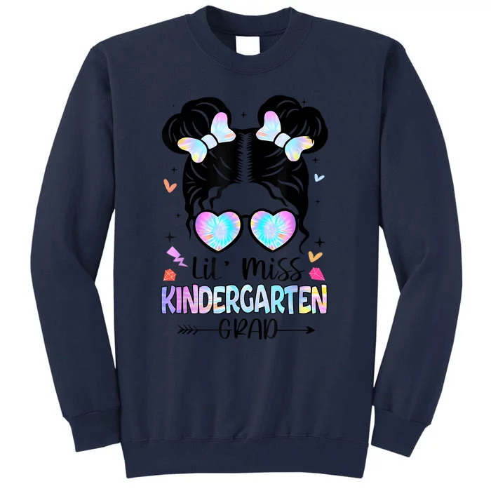 Little Miss Kindergarten Grad Graduation Graduated Girl Tall Sweatshirt