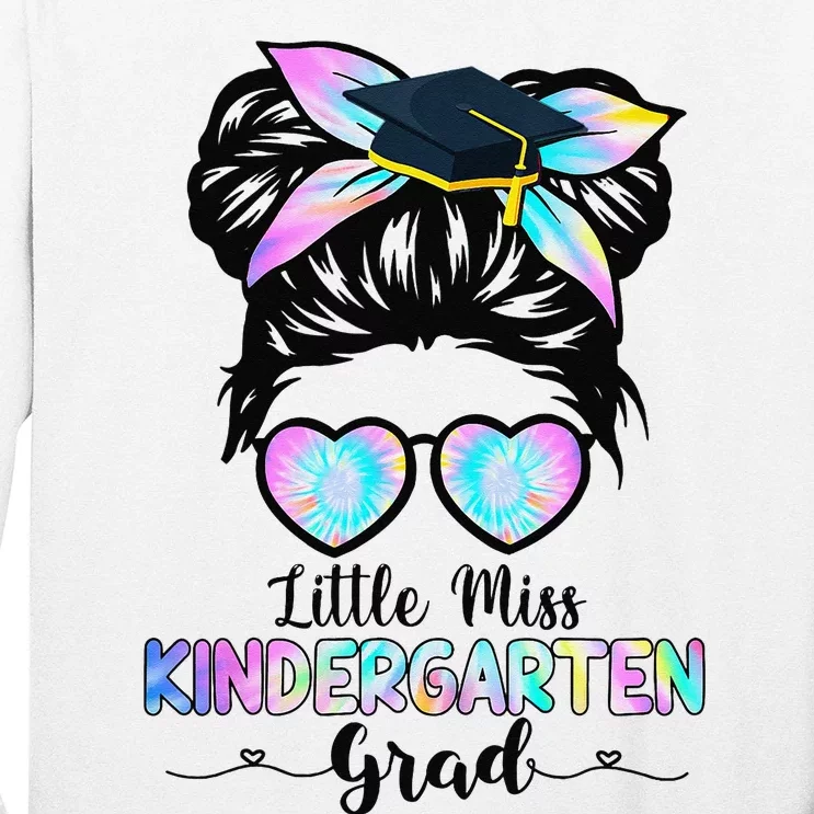 Little Miss Kindergarten Grad Graduation Daughter Long Sleeve Shirt