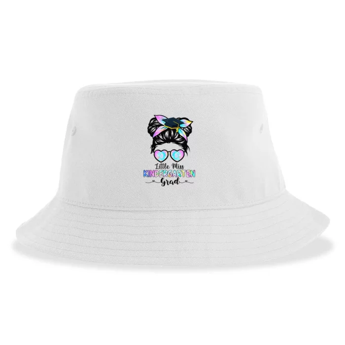 Little Miss Kindergarten Grad Graduation Daughter Sustainable Bucket Hat