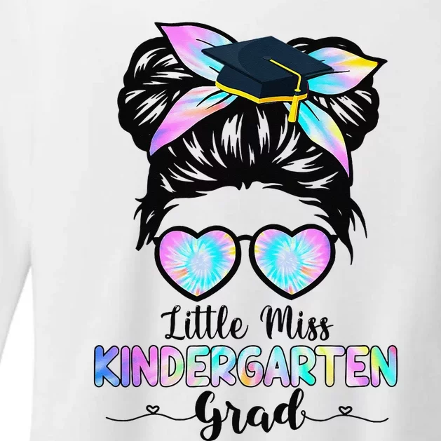 Little Miss Kindergarten Grad Graduation Daughter Womens CVC Long Sleeve Shirt