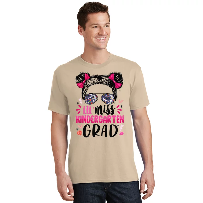 Little Miss Kindergarten Grad Graduation Graduated T-Shirt