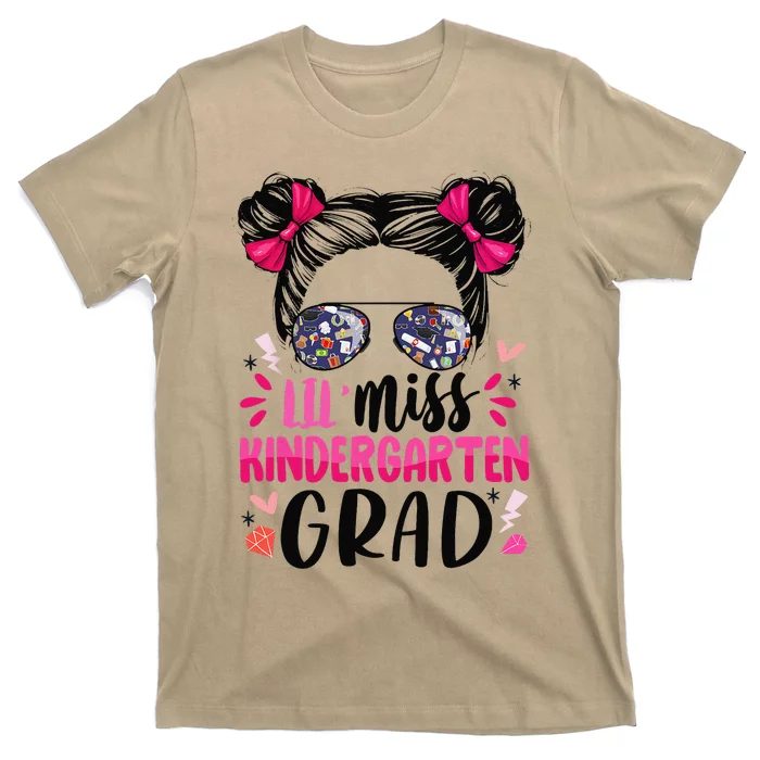 Little Miss Kindergarten Grad Graduation Graduated T-Shirt