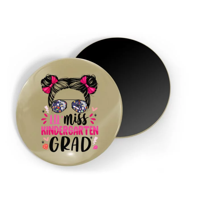 Little Miss Kindergarten Grad Graduation Graduated Magnet