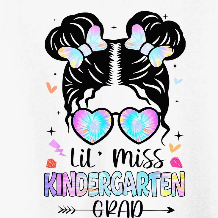 Little Miss Kindergarten Grad Graduation Graduated Toddler T-Shirt