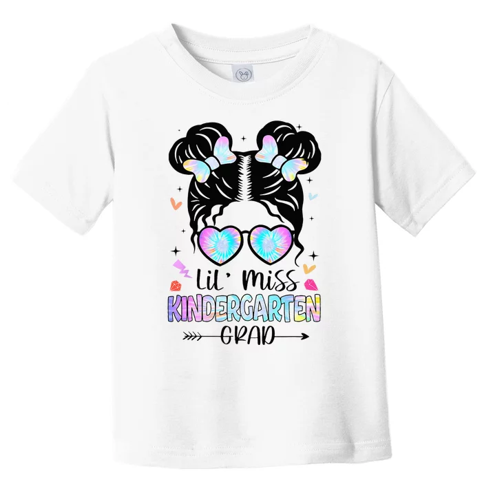 Little Miss Kindergarten Grad Graduation Graduated Toddler T-Shirt