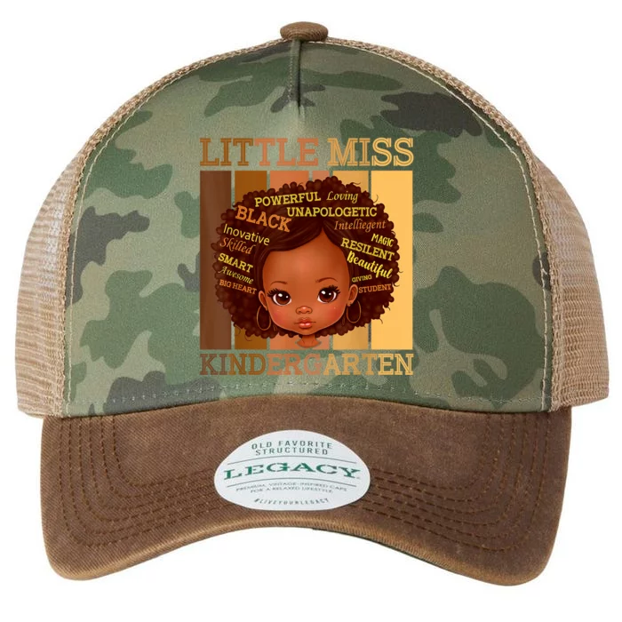 Little Miss Kindergarten Black Back To School Melanin Legacy Tie Dye Trucker Hat