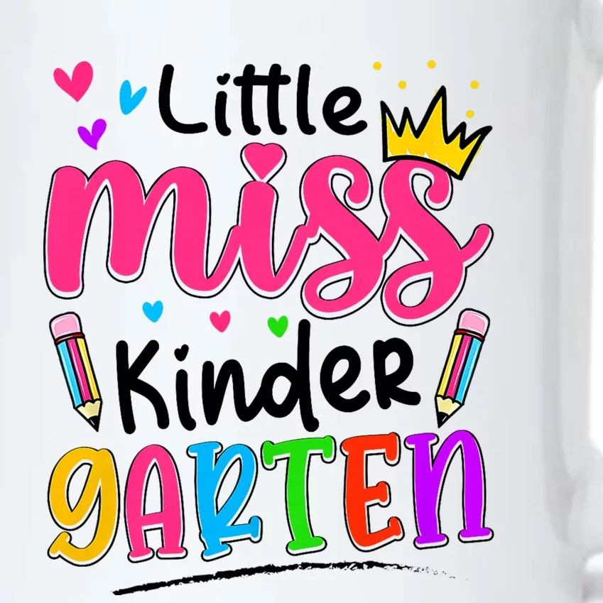 Little Miss Kindergarten Back To School Kindergarten Black Color Changing Mug