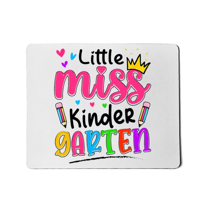 Little Miss Kindergarten Back To School Kindergarten Mousepad