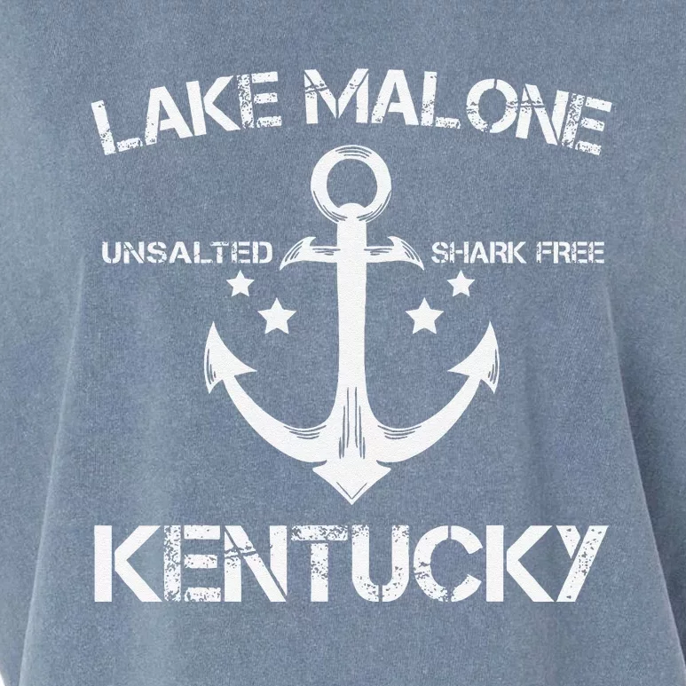 Lake Malone Kentucky Funny Fishing Camping Summer Gift Garment-Dyed Women's Muscle Tee