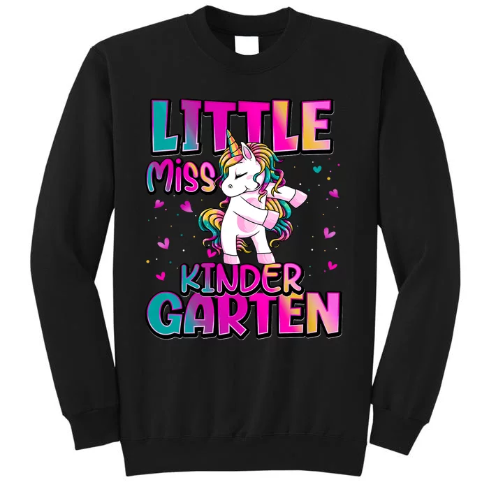 Little Miss Kindergarten Back To School Kindergarten Tall Sweatshirt