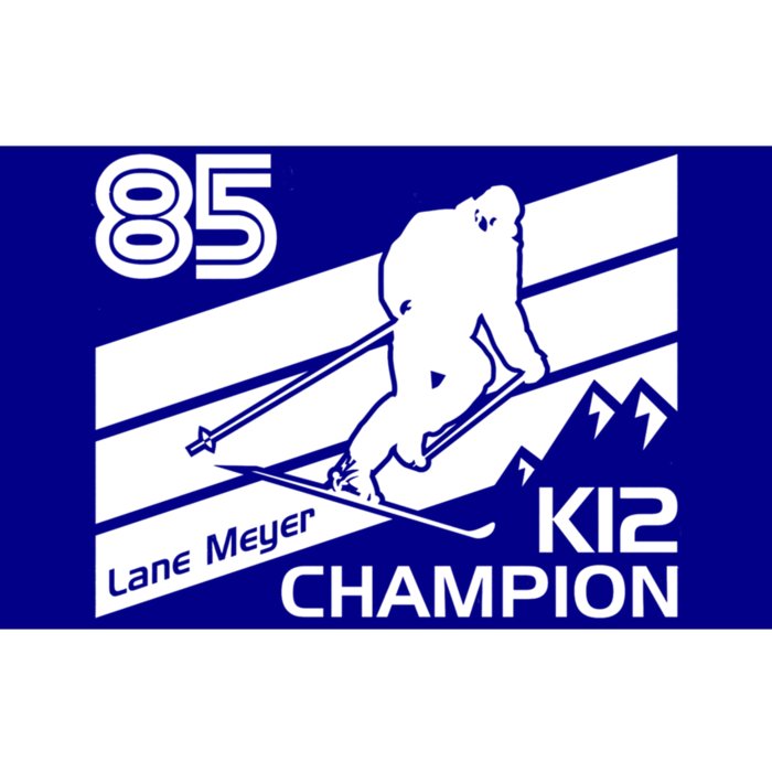 Lane Meyer K12 Champion Ski Lover Meaningful Gift Bumper Sticker