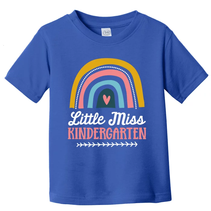 Little Miss Kindergarten First Day Kindergarten Gift Toddler T-Shirt