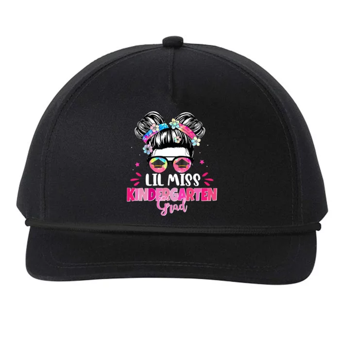 Lil Miss Kindergarten Grad Last Day Of School Snapback Five-Panel Rope Hat