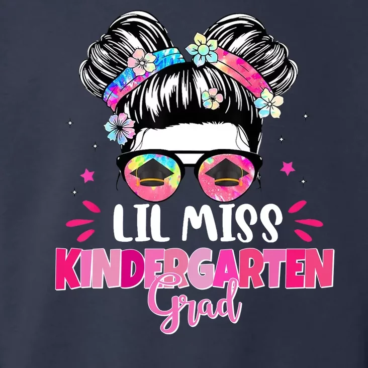 Lil Miss Kindergarten Grad Last Day Of School Toddler Hoodie