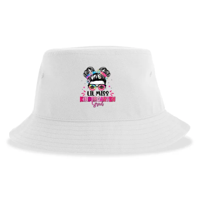 Lil Miss Kindergarten Grad Last Day Of School Sustainable Bucket Hat