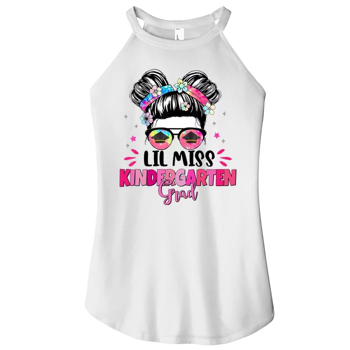 Lil Miss Kindergarten Grad Last Day Of School Women’s Perfect Tri Rocker Tank