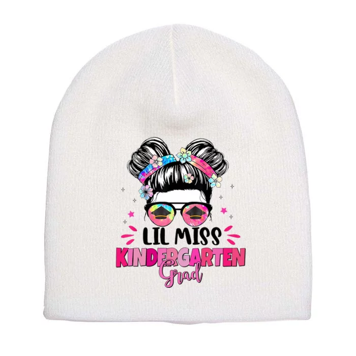 Lil Miss Kindergarten Grad Last Day Of School Short Acrylic Beanie