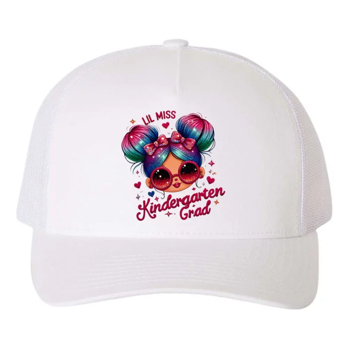 Lil Miss Kindergarten Grad Graduation Last Day Kindergarten Yupoong Adult 5-Panel Trucker Hat