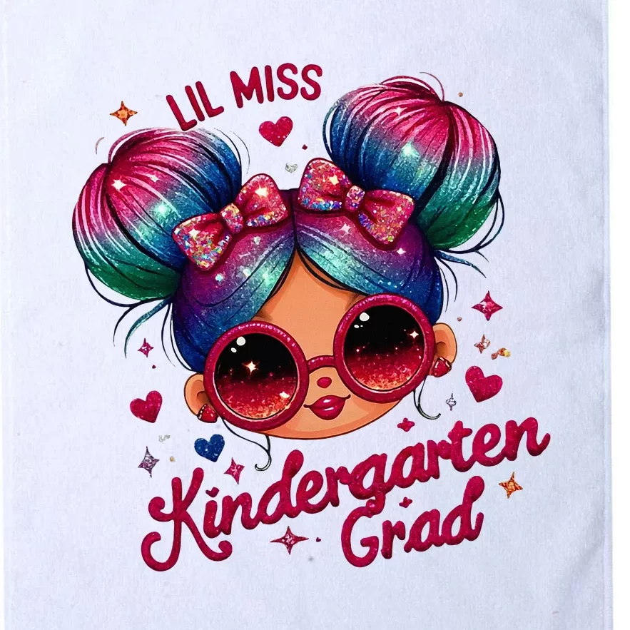 Lil Miss Kindergarten Grad Graduation Last Day Kindergarten Platinum Collection Golf Towel