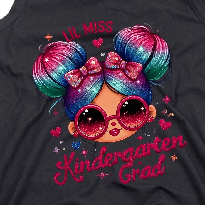 Lil Miss Kindergarten Grad Graduation Last Day Kindergarten Tank Top