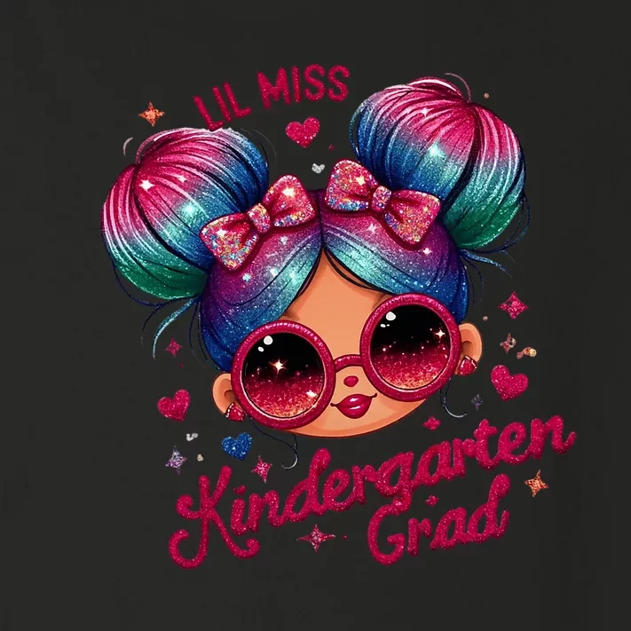 Lil Miss Kindergarten Grad Graduation Last Day Kindergarten Toddler Long Sleeve Shirt