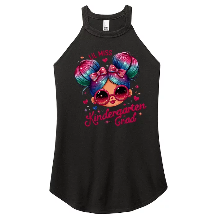 Lil Miss Kindergarten Grad Graduation Last Day Kindergarten Women’s Perfect Tri Rocker Tank