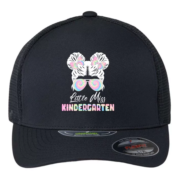 Little Miss Kindergarten Flexfit Unipanel Trucker Cap