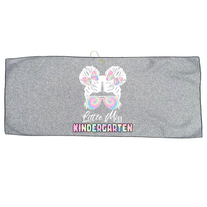 Little Miss Kindergarten Large Microfiber Waffle Golf Towel