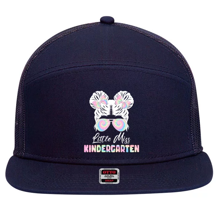 Little Miss Kindergarten 7 Panel Mesh Trucker Snapback Hat