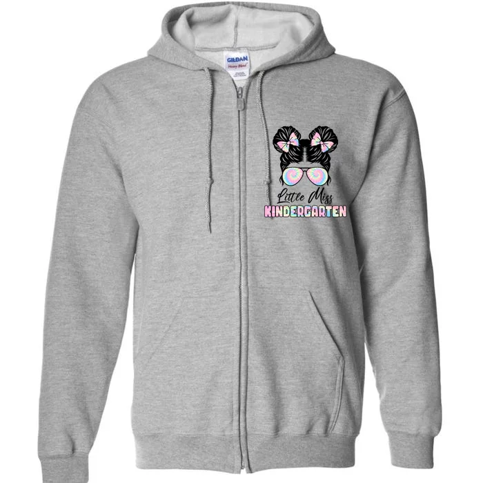 Little Miss Kindergarten Full Zip Hoodie