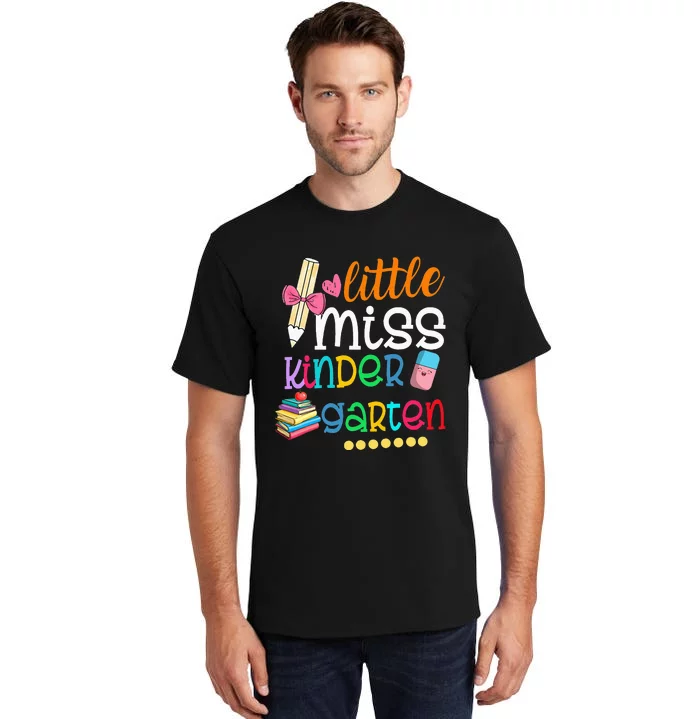 Little Miss Kindergarten Back To School Tall T-Shirt