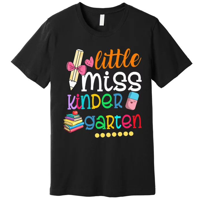 Little Miss Kindergarten Back To School Premium T-Shirt