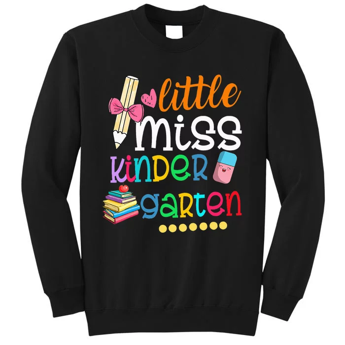 Little Miss Kindergarten Back To School Tall Sweatshirt