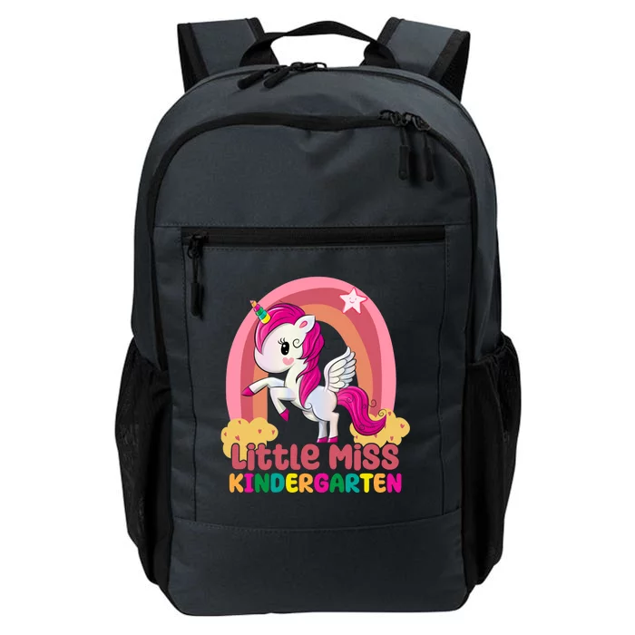 Little Miss Kindergarten Rainbow Unicorn Daily Commute Backpack